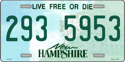 NH license plate 2935953