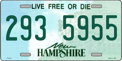 NH license plate 2935955