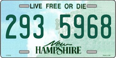 NH license plate 2935968