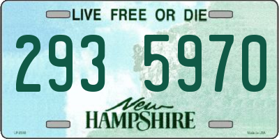 NH license plate 2935970