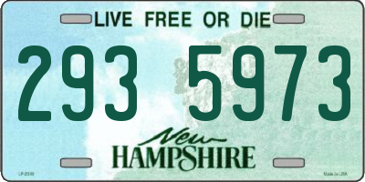 NH license plate 2935973