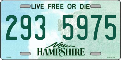 NH license plate 2935975