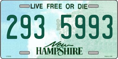 NH license plate 2935993