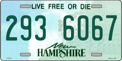 NH license plate 2936067