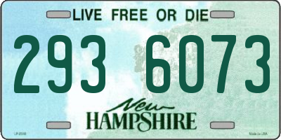 NH license plate 2936073