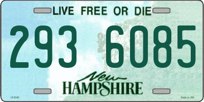 NH license plate 2936085