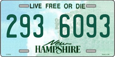 NH license plate 2936093