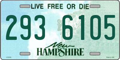 NH license plate 2936105