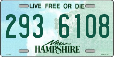 NH license plate 2936108