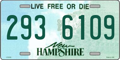 NH license plate 2936109