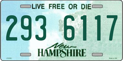 NH license plate 2936117