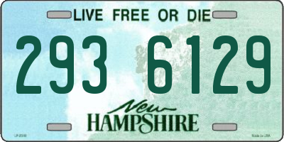 NH license plate 2936129