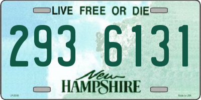 NH license plate 2936131