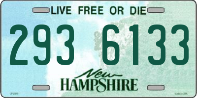 NH license plate 2936133