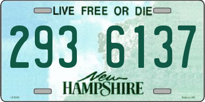 NH license plate 2936137