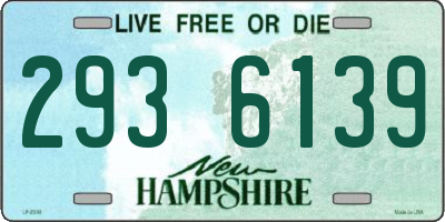 NH license plate 2936139