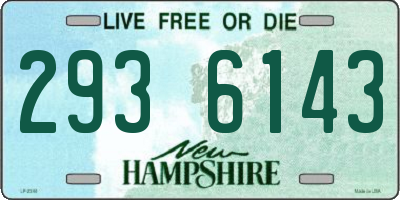 NH license plate 2936143
