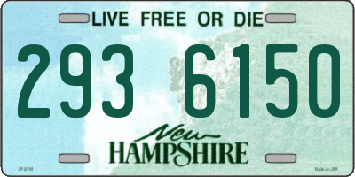 NH license plate 2936150