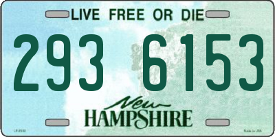 NH license plate 2936153