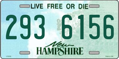 NH license plate 2936156