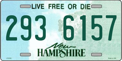 NH license plate 2936157