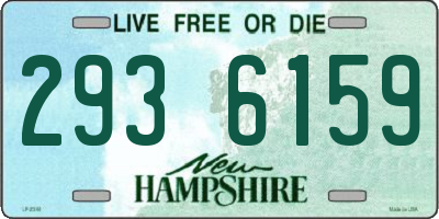 NH license plate 2936159