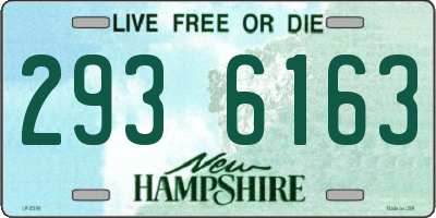 NH license plate 2936163