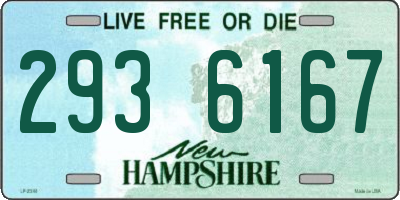 NH license plate 2936167