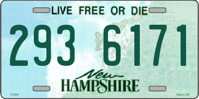 NH license plate 2936171