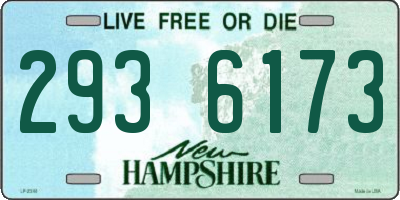 NH license plate 2936173