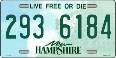NH license plate 2936184