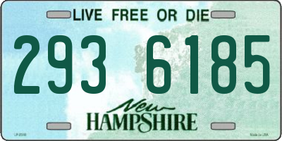 NH license plate 2936185
