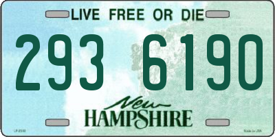 NH license plate 2936190