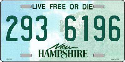 NH license plate 2936196