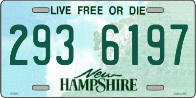NH license plate 2936197