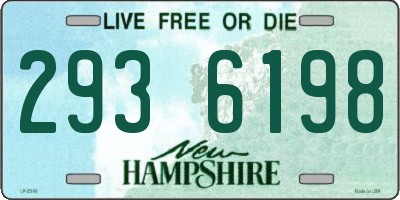 NH license plate 2936198