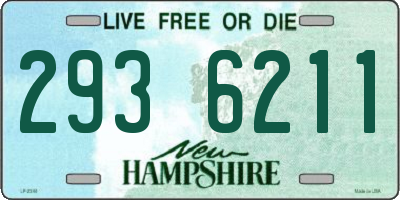 NH license plate 2936211