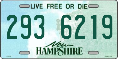 NH license plate 2936219
