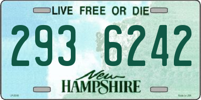 NH license plate 2936242