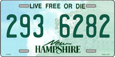 NH license plate 2936282
