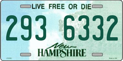 NH license plate 2936332