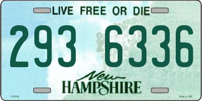 NH license plate 2936336