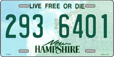 NH license plate 2936401
