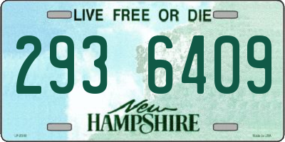NH license plate 2936409