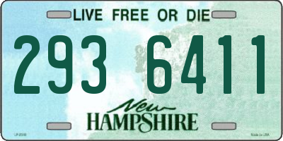 NH license plate 2936411