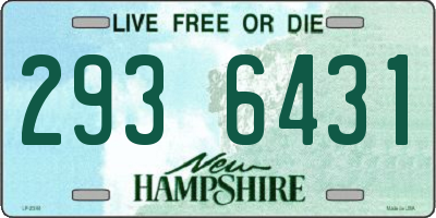 NH license plate 2936431