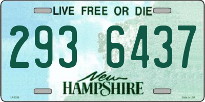 NH license plate 2936437