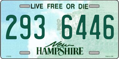 NH license plate 2936446
