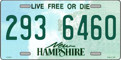 NH license plate 2936460