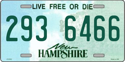 NH license plate 2936466